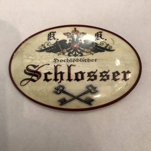 K&k nostalgie flaschenöffner magnetisch schlosser 7x4,5cm