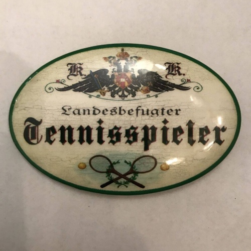K&k nostalgie flaschenöffner magnetisch tennisspieler 7x4,5cm