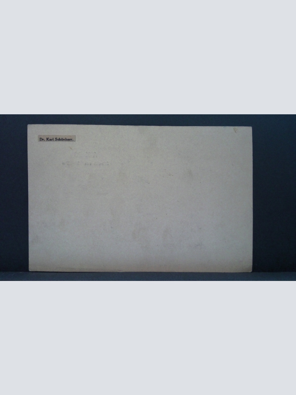 Karl Schönherr Porträt JW 650466 C