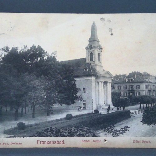 Franzensbad Katholische Kirche Hotel Kreuz JW 650407 C