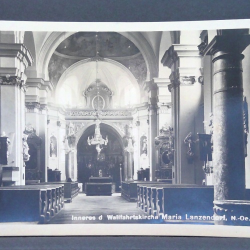 Inneres der Wallfahrtskirche Maria Lanzendorf Niederösterreich JW 650423 C
