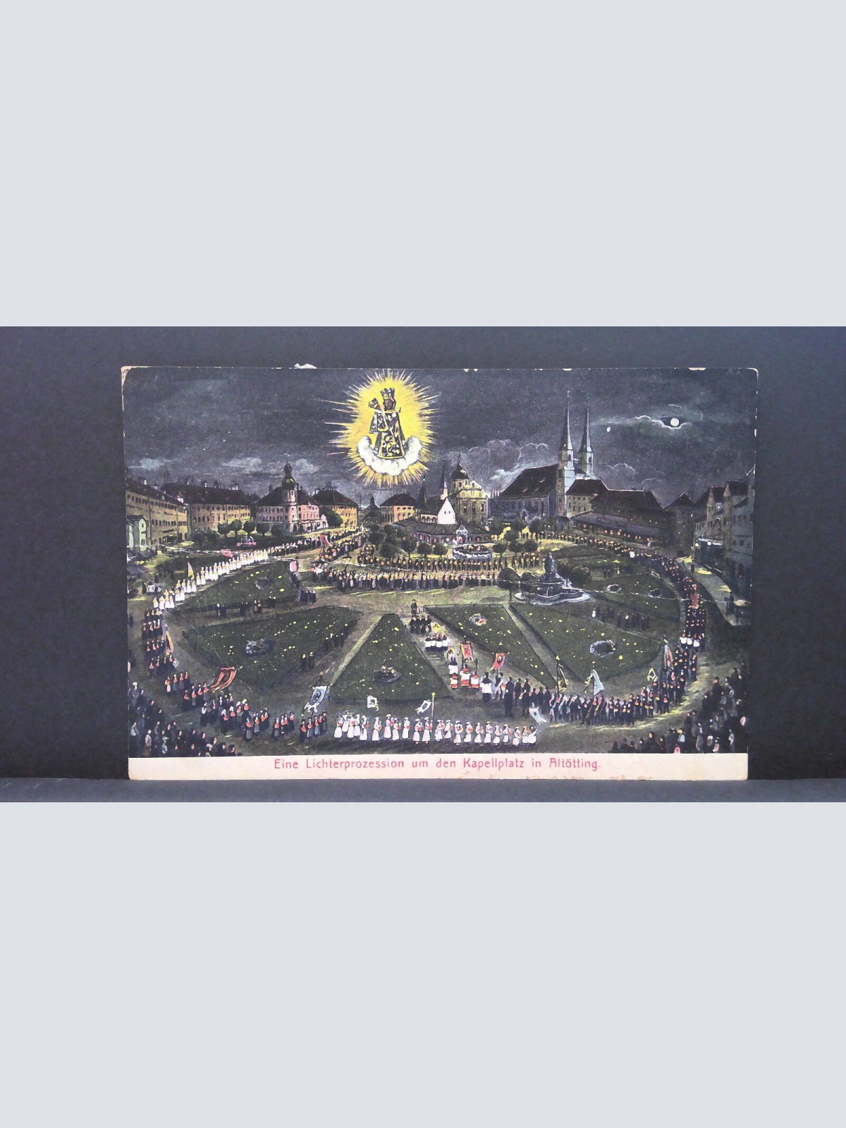 Lichtprozession um den Kapellplatz in Altötting Gemälde JW 650259 C