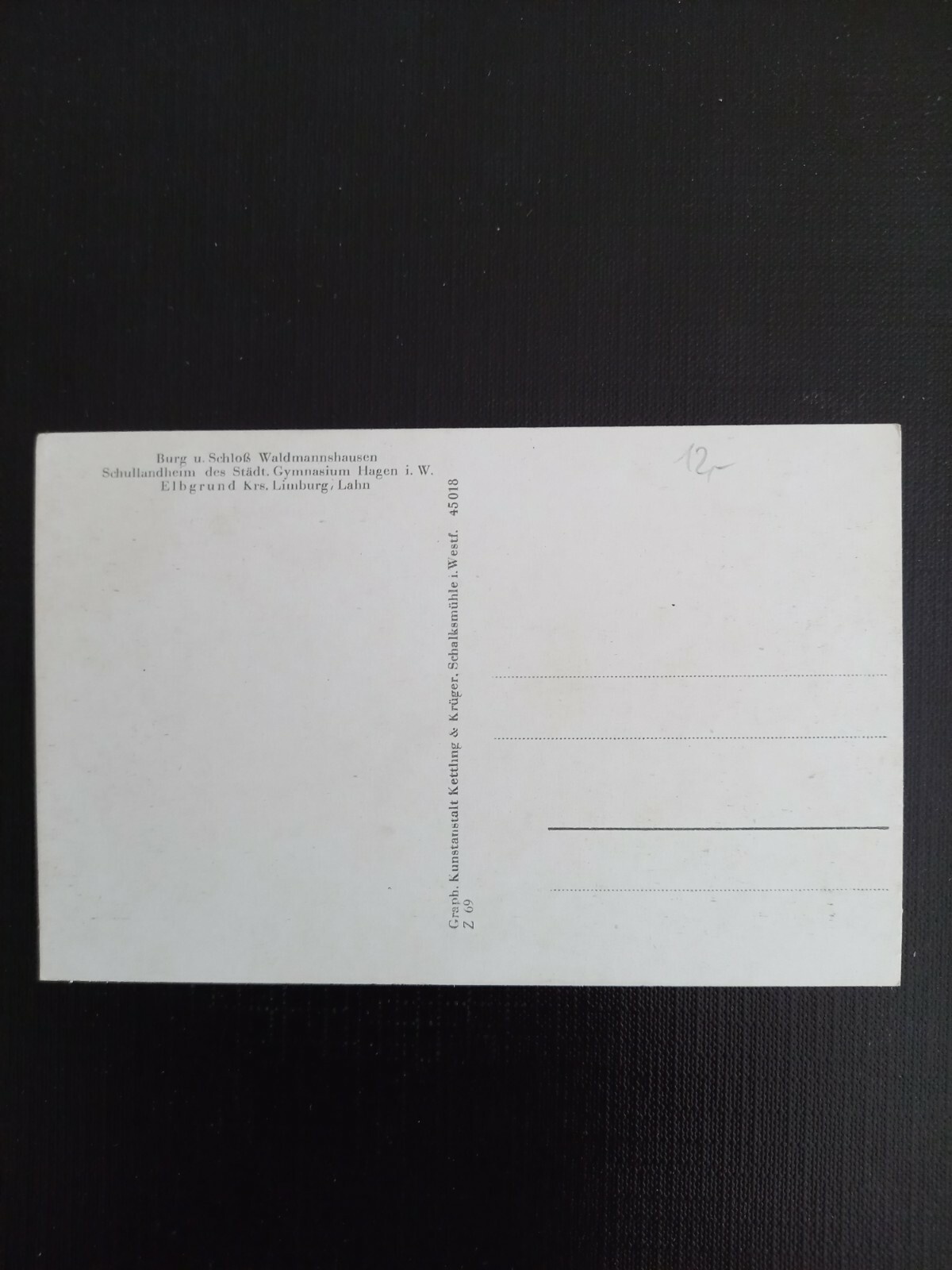 Burg und Schloss Waldmannshausen 400955 gr A