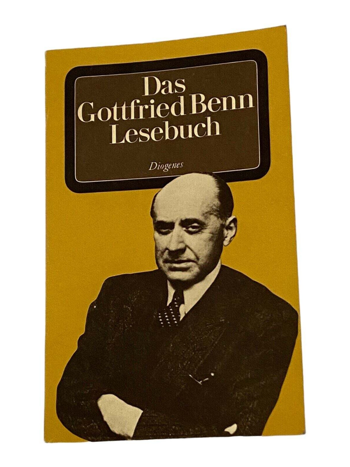 1646 Gottfried Benn DAS GOTTFRIED BENN LESEBUCH. DIOGENES