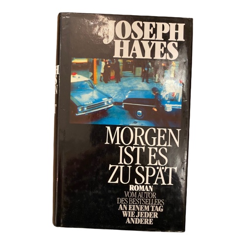 1681 Joseph Arnold Hayes MORGEN IST ES ZU SPÄT Roman HC