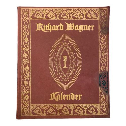 1732 M. Hg. M. Munk RICHARD WAGNER KALENDER +Abb Ill. v. F. Leeke