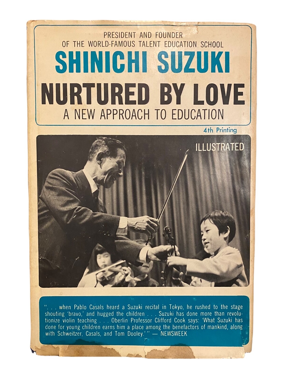 1824 Shinichi Suzuki NURTURED BY LOVE: A NEW APPROACH TO EDUCATION HC +Abb