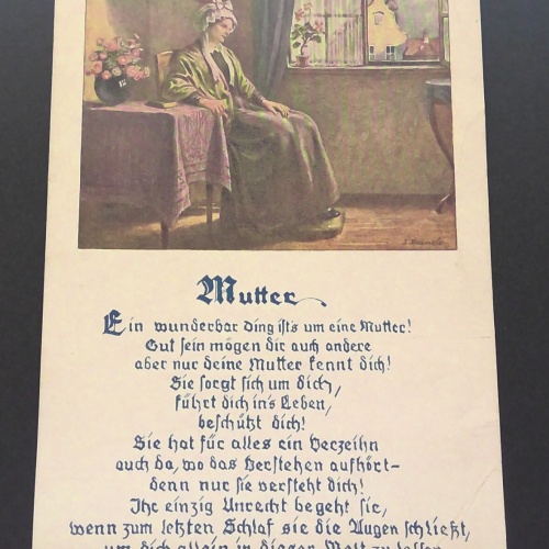 Mutter Gedicht Gemälde JW 650253 C