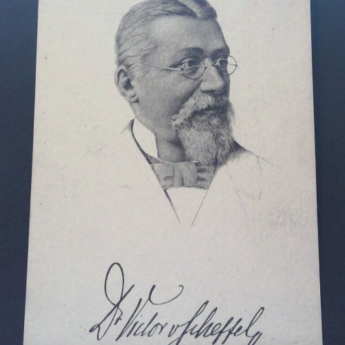 Viktor von Scheffel Dichter Porträt JW 650464 C