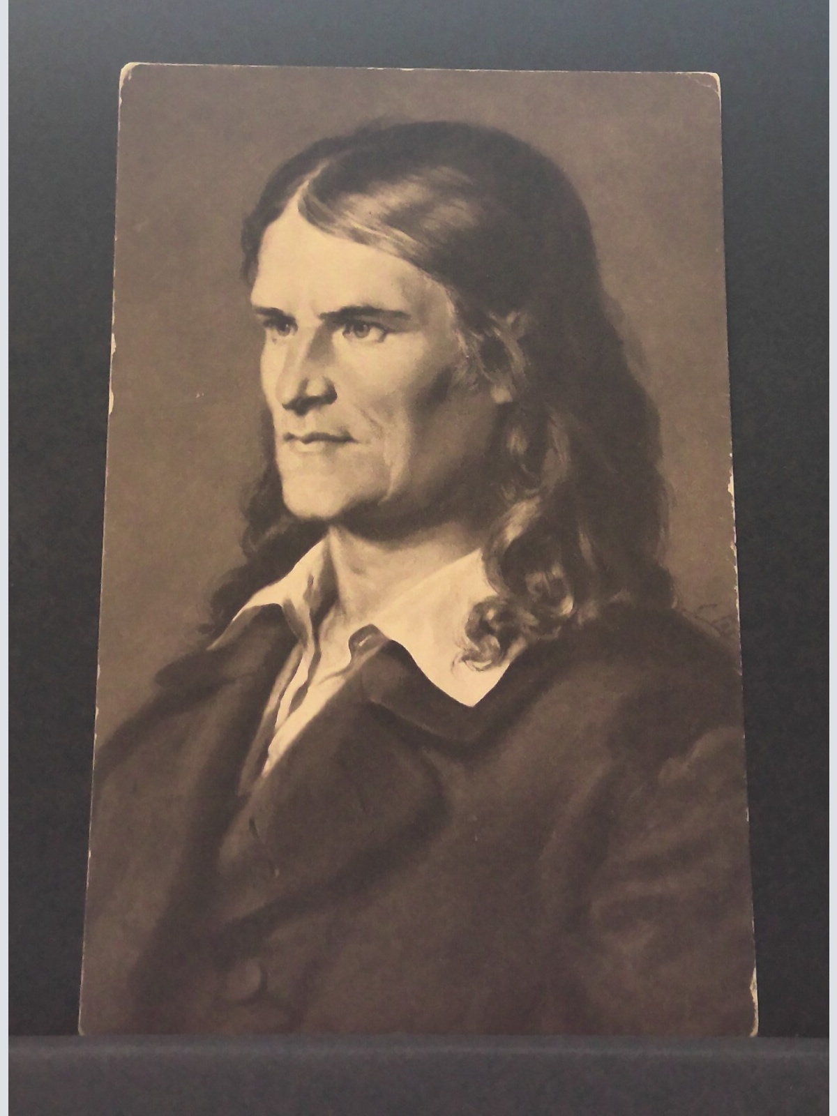 Friedrich Rückert Dichter Porträt Gemälde JW 650470 C