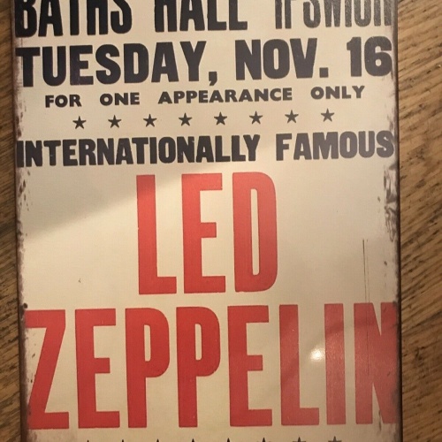 Nostalgie Vintage Schild „Led Zeppelin“ 30x20  300000
