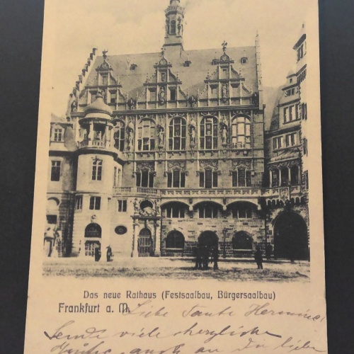 Frankfurt am Main Das neue Rathaus Festsaalbau Bürgersaalbau JW 650415 C