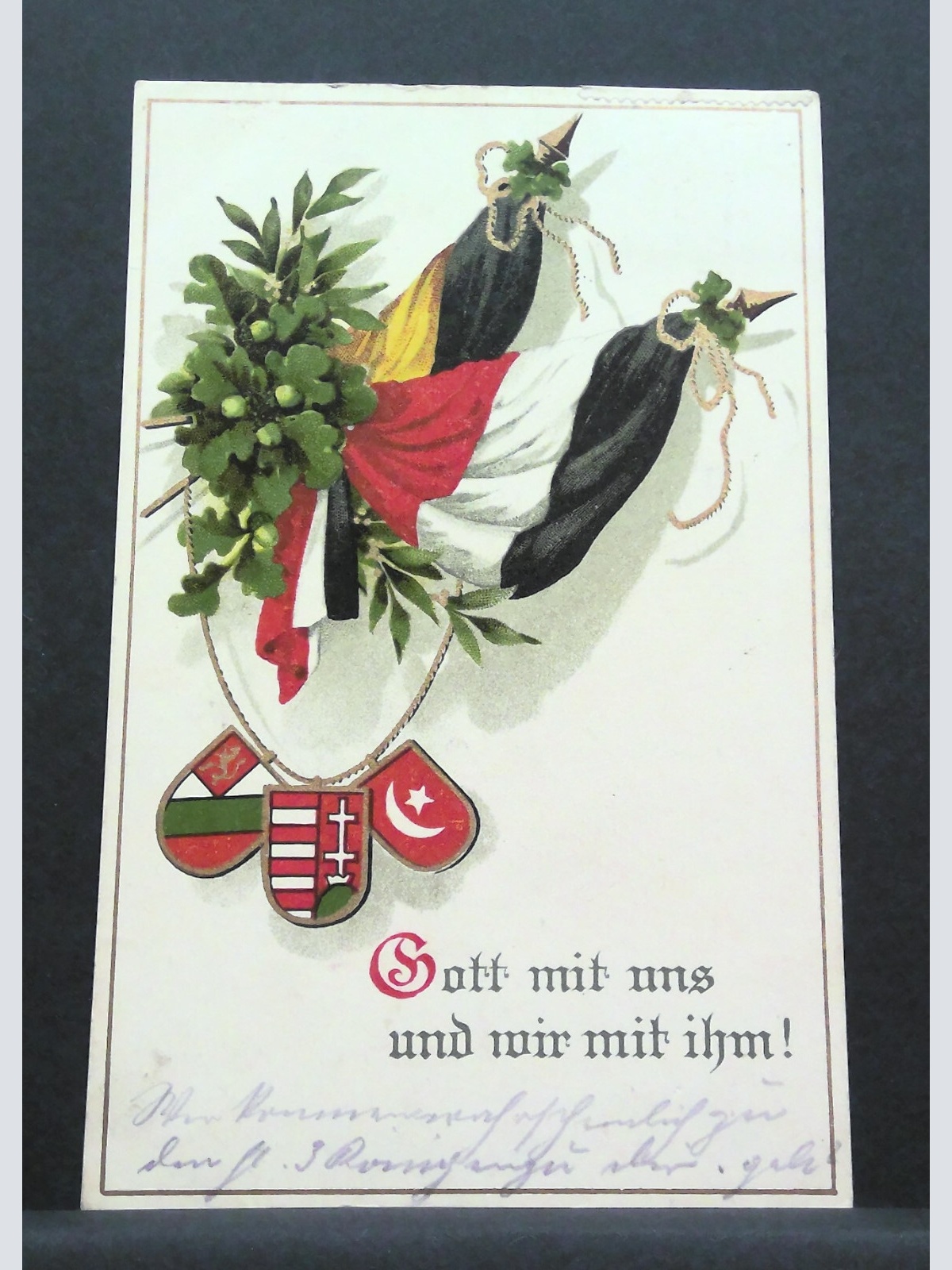 Gott mit uns und wir mit ihm Österreich Deutsches Reich Türkei JW 402713 C
