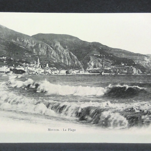 Menton La Plage Meer Küste JW 0087 C