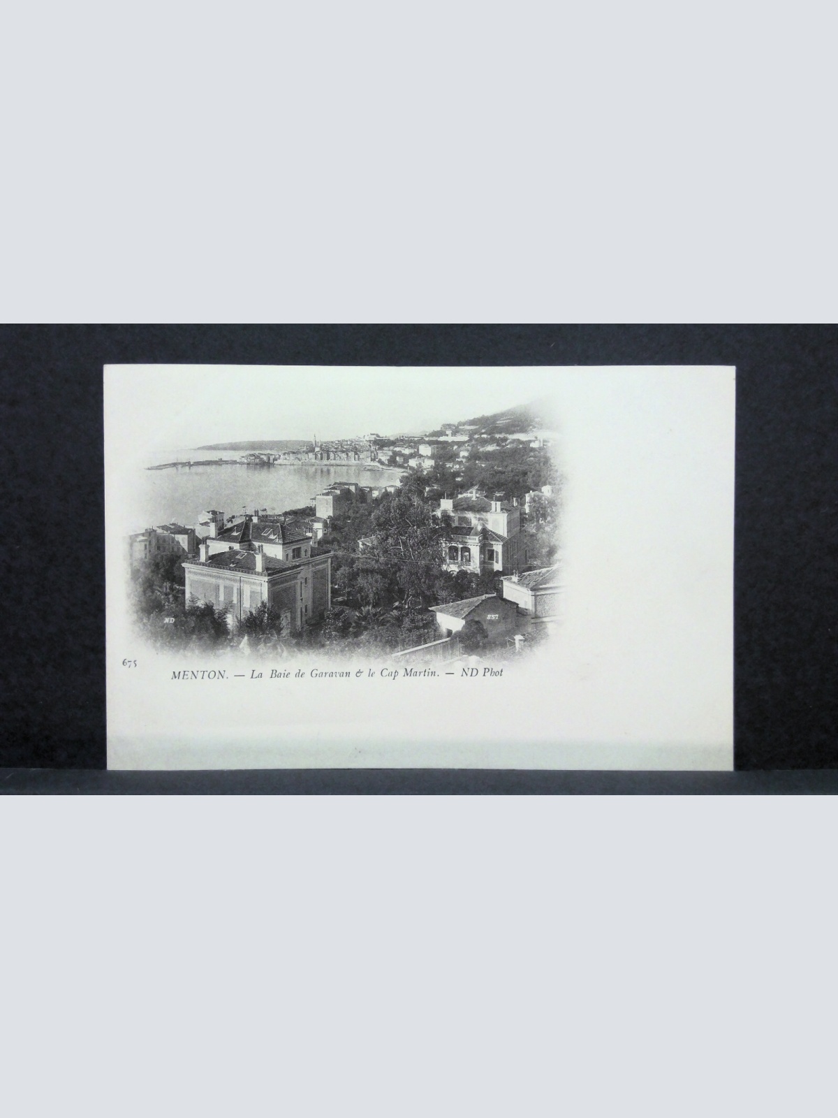 Menton L Baie de Garavan & le Cap Martin JW 800088 C