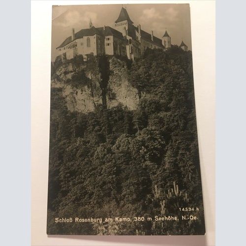 Schloß Rosenburg am Kamp. 539. ShNö