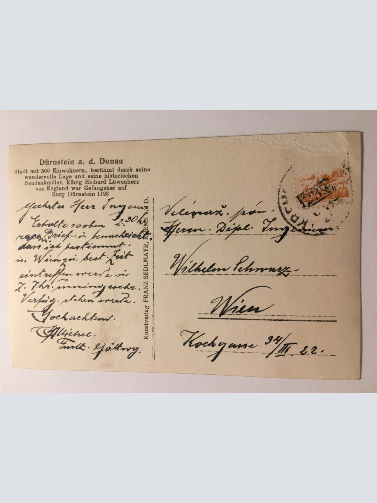 Dürnstein. 629. ShNö