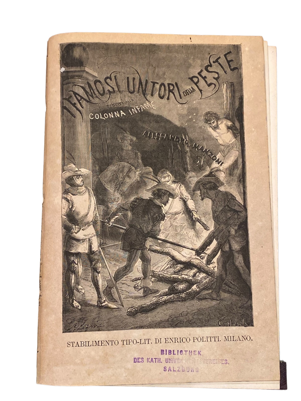 4236 Alessandro Manzoni I FAMOSI UNTORI DELLA PESTE HC +Abb