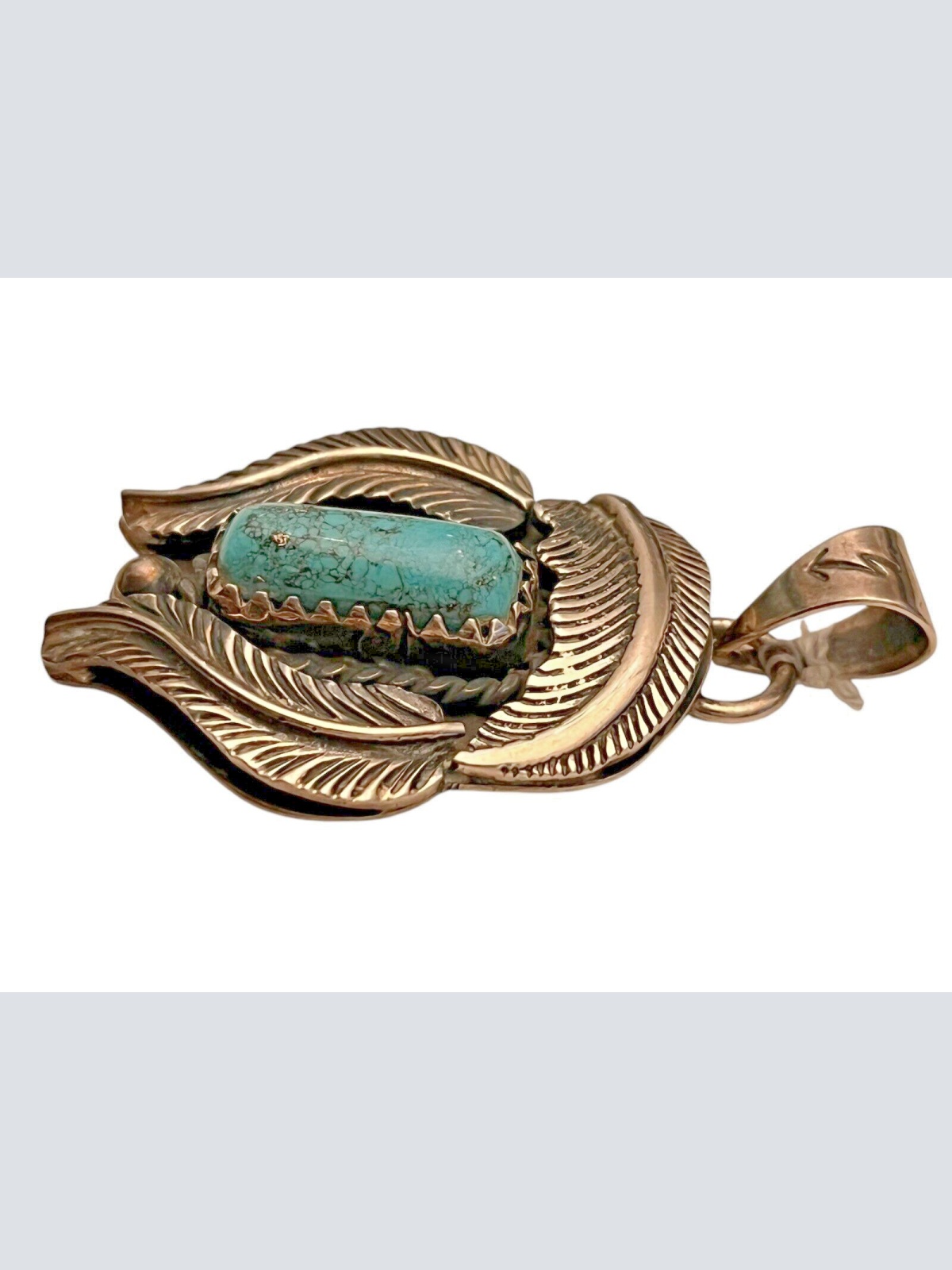 Anhänger Silber 925 mit Türkis ca.18g 42x35mm   R0010