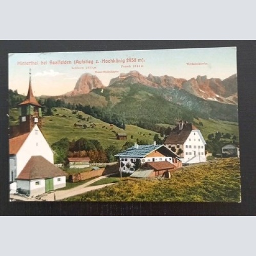 Hinterthal Saalfelden Aufstieg Zum Hochkönig Salzburg Gr 5531 D