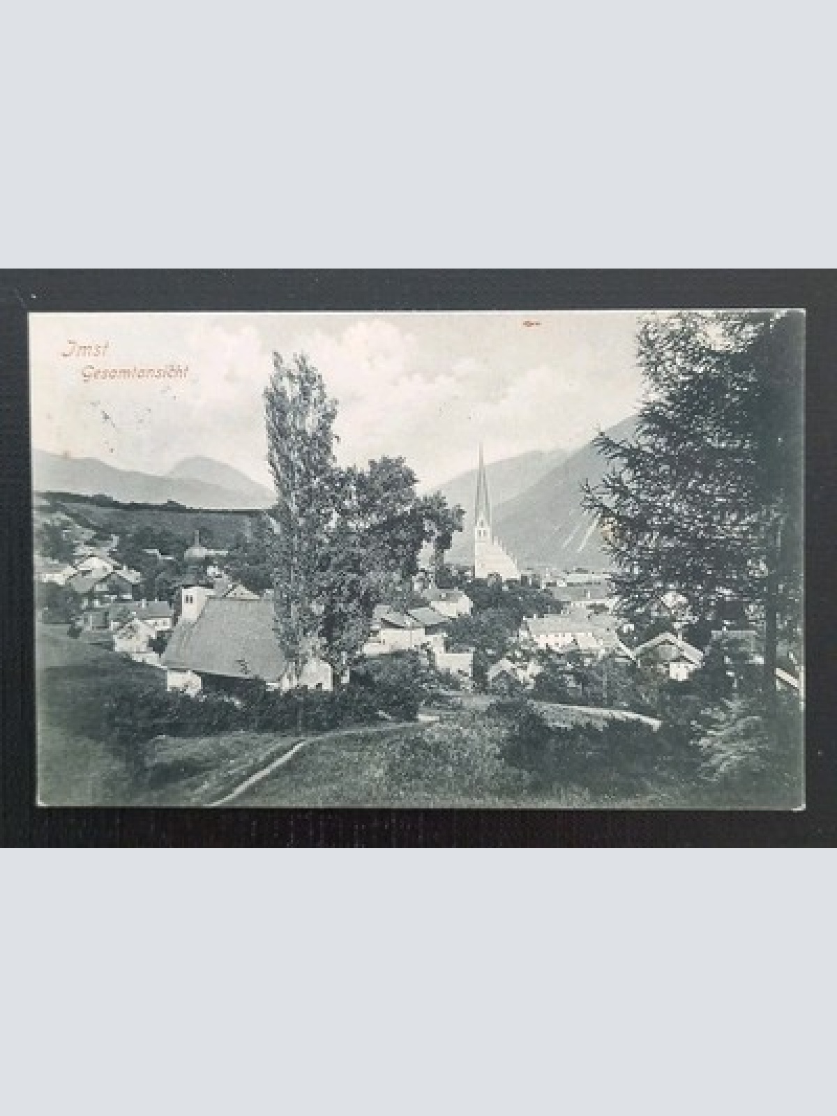Imst Gesamtansicht Tirol Gr 5527 D