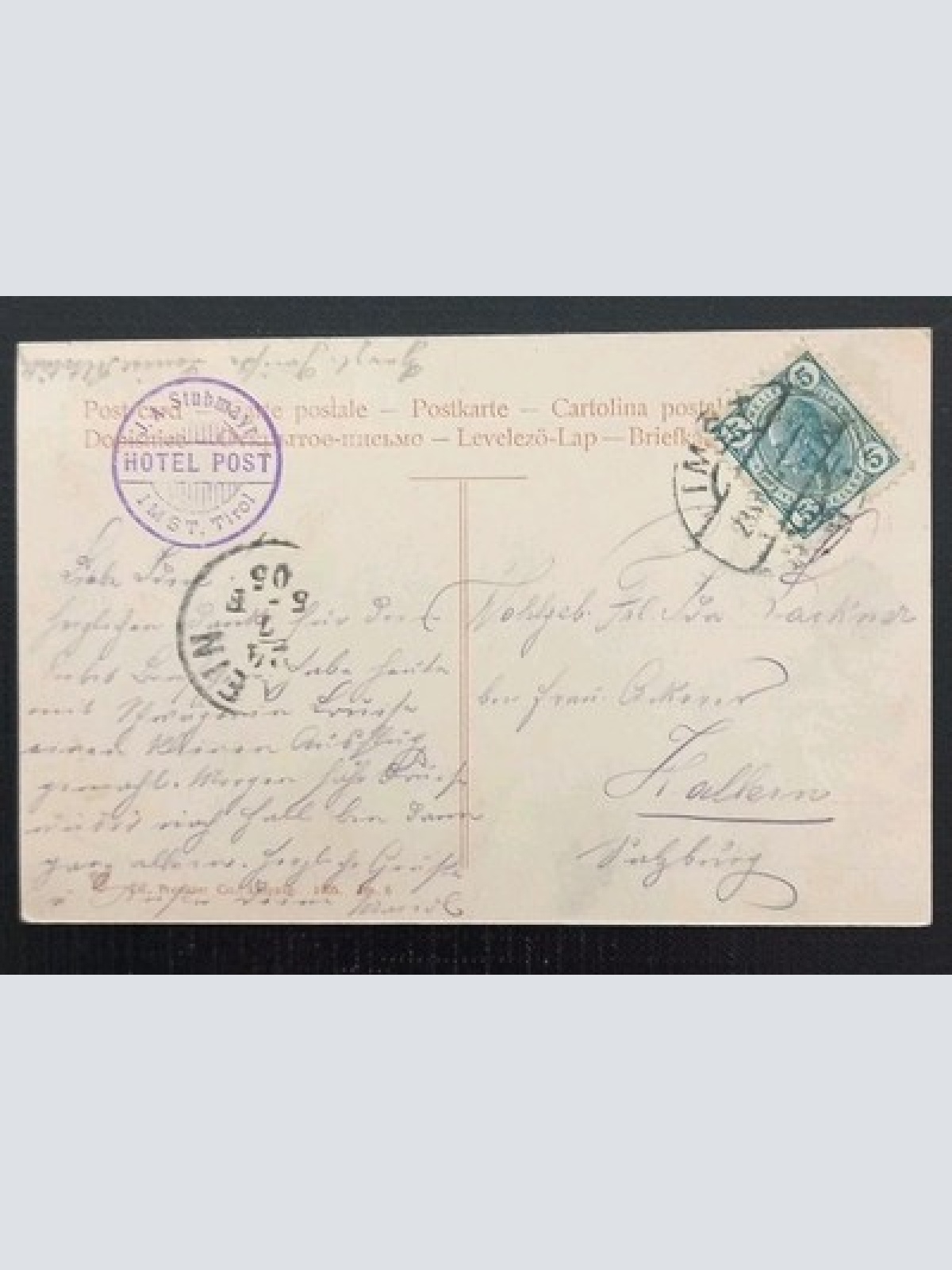 Imst Gesamtansicht Tirol Gr 5527 D