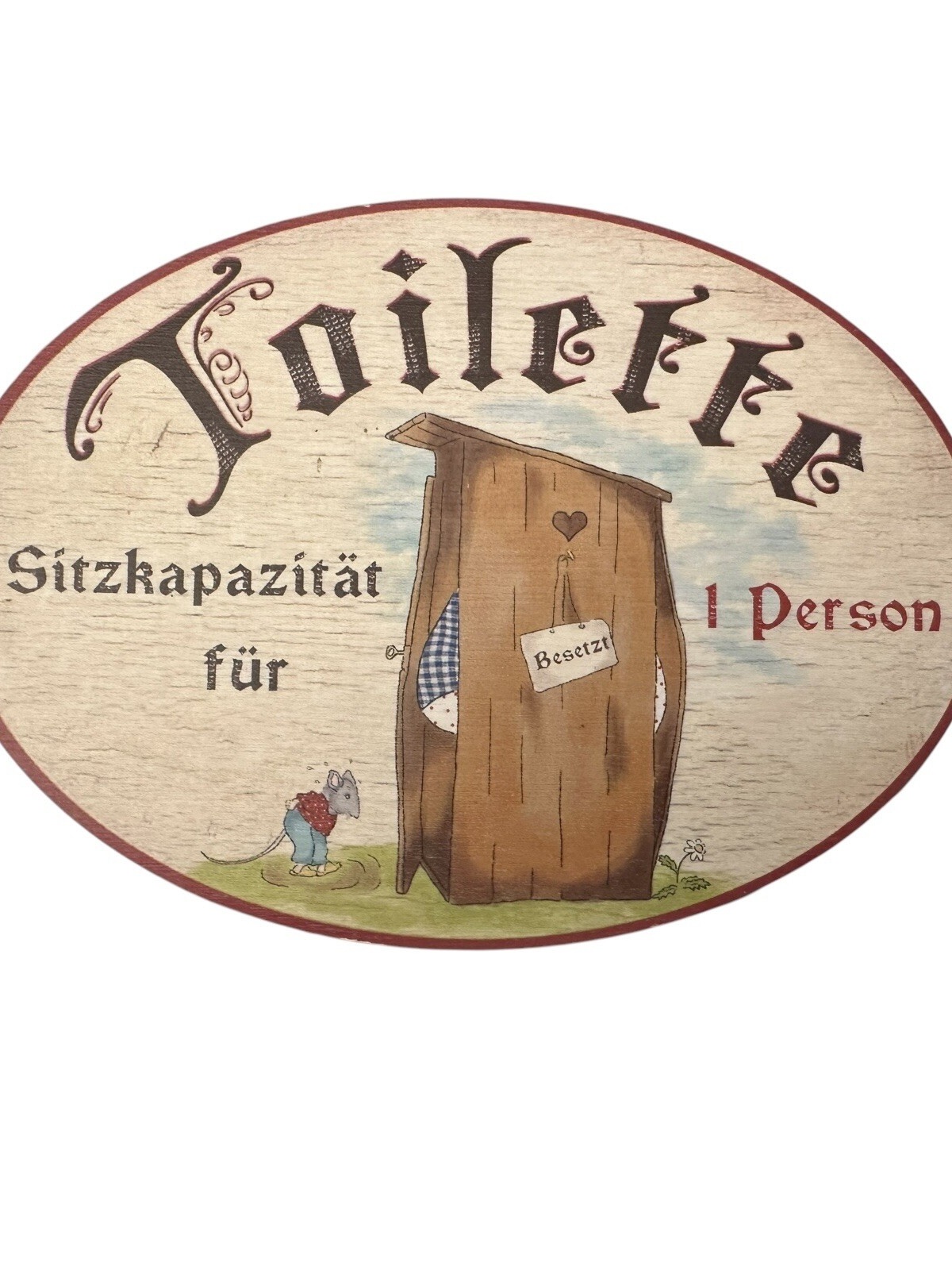 Holz Türschilder Birkensperrholz 13 X 18 cm diverse Schilder