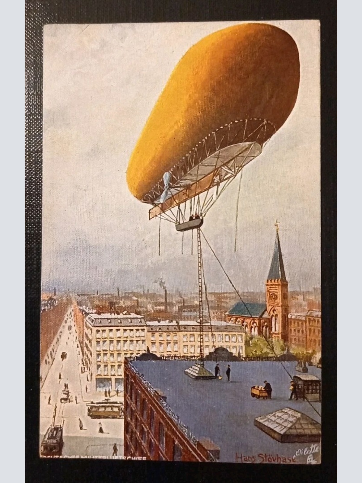 nostalgiesalzburg: Deutsches Militärluftschiff Zeppelin Major Groß  Gr 5526 D