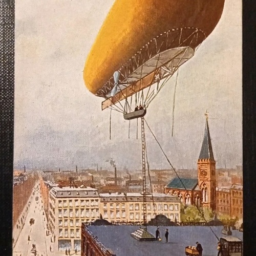 nostalgiesalzburg: Deutsches Militärluftschiff Zeppelin Major Groß  Gr 5526 D
