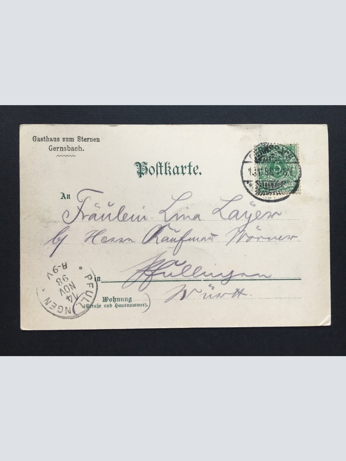 Gruss aus Gernsbach Murgtal (C.Münch) Baden-Württemberg Deutschland 400855 TH A