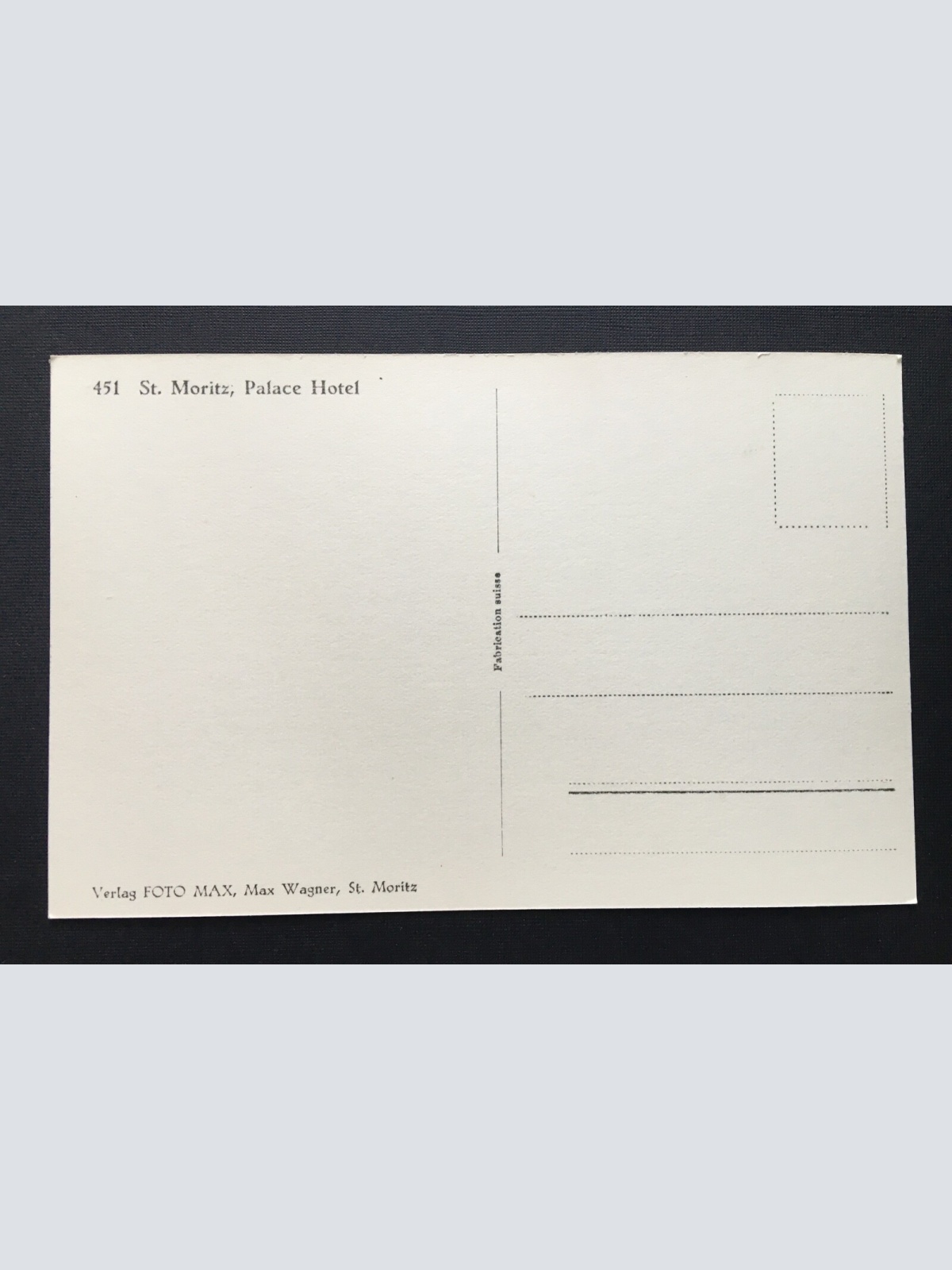 St. Moritz Palace Hotel Blick auf Hotel Schweiz 400866 TH A