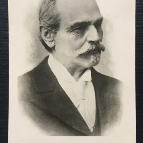 Alexander Pirlo (1827-1902) Porträt Mann Bart Anzug 400868 TH A