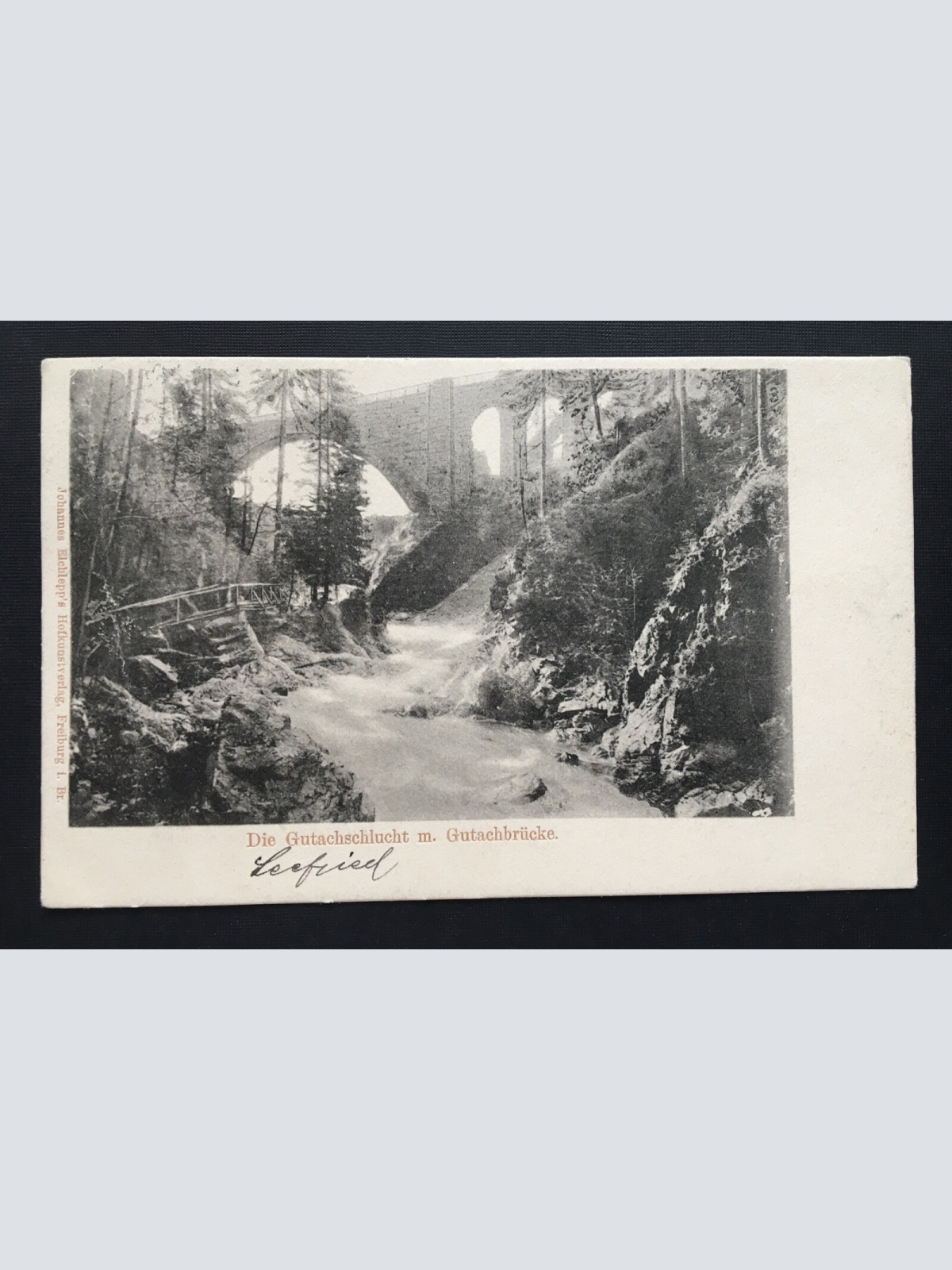 Gutachschlucht Gutachbrücke Schwarzwald Baden-Württemberg Deutschland 400863 A