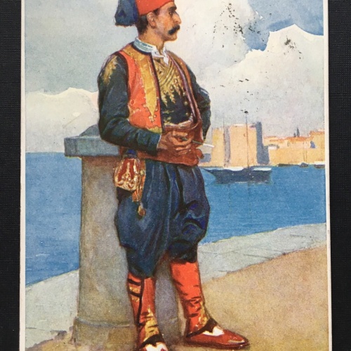 Ragusaner (H.Printz) Uniform Fes Schiff Republik Ragusa Soldat Militär 400885 A