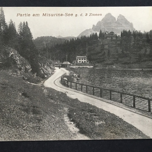 Partie am Misurina See Drei Zinnen Dolomiten Alpen Italien 400903 TH A