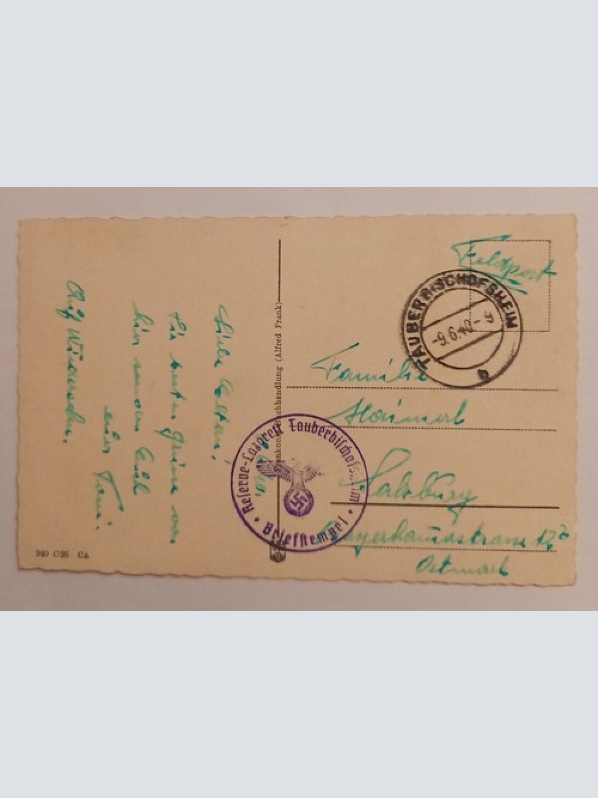 Tauberbischofsheim Altes Schloß 500054A gr D