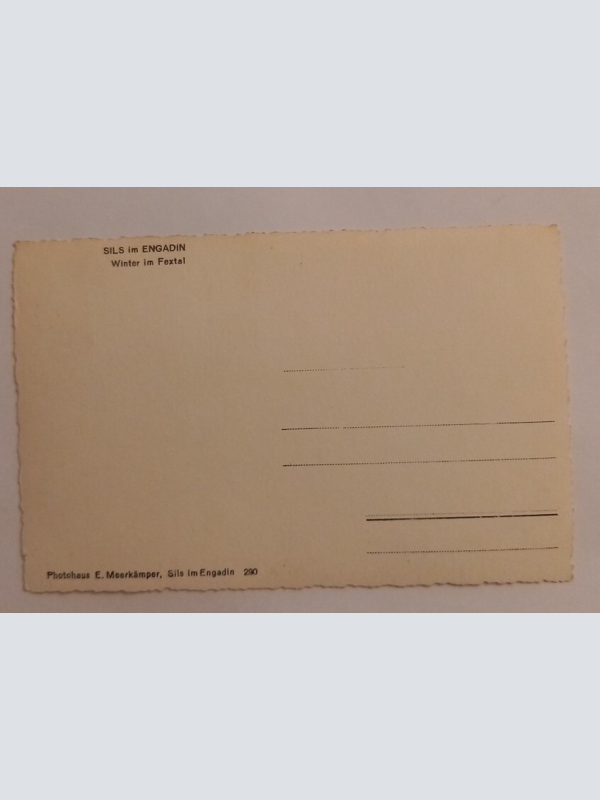 Sils im Engadin 600581A gr D