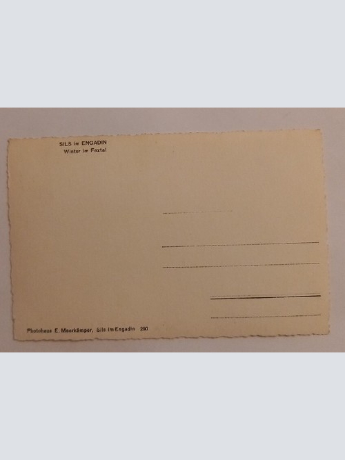 Sils im Engadin 600581A gr D