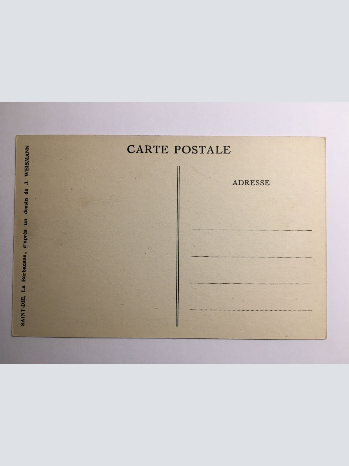 La Barbacane Saint Die. 570.