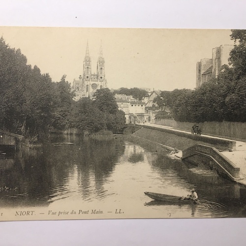 Paris Niorr- Vue prise du Pont Main. 653