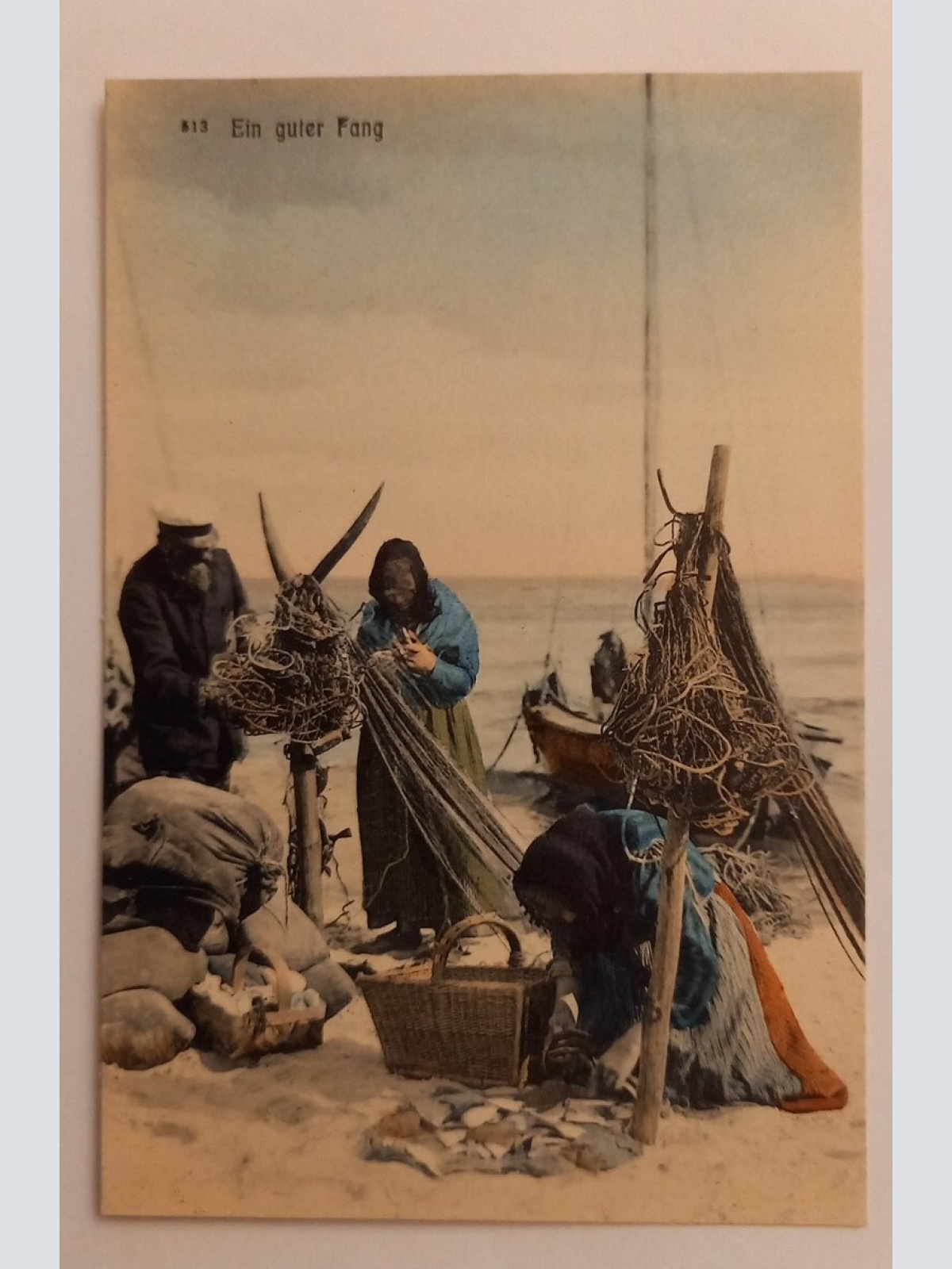 Fischer 2 Frauen und 1 Mann Ein guter Fang 600595A gr D