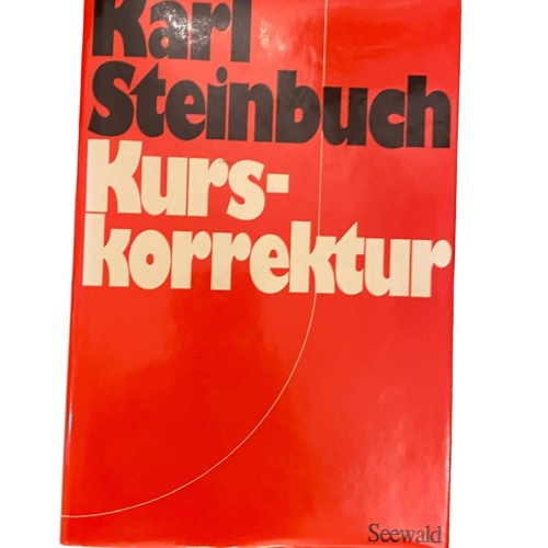 2285 Karl Steinbuch KURSKORREKTUR HC +Abb Seewald Verlag