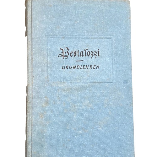 2647 Pestalozzi GRUNDLEHREN ÜBER MENSCH UND ERZIEHUNG HC