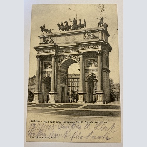 Milano Mailand Arco della pace 84015 Shit