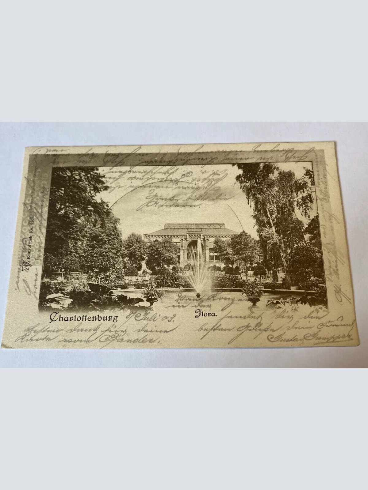 Charlotenburg Flora um 1903 84020