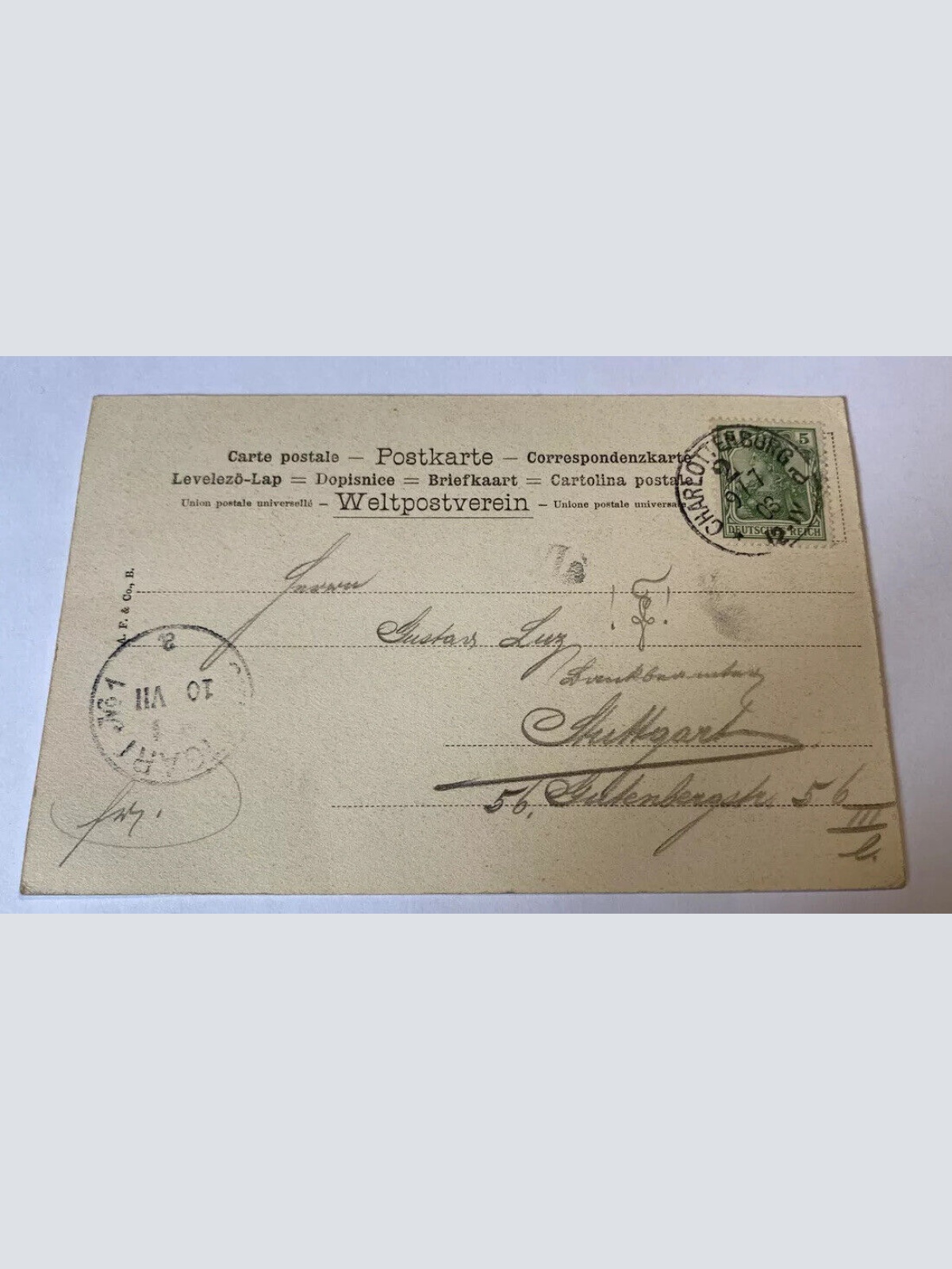 Charlotenburg Flora um 1903 84020