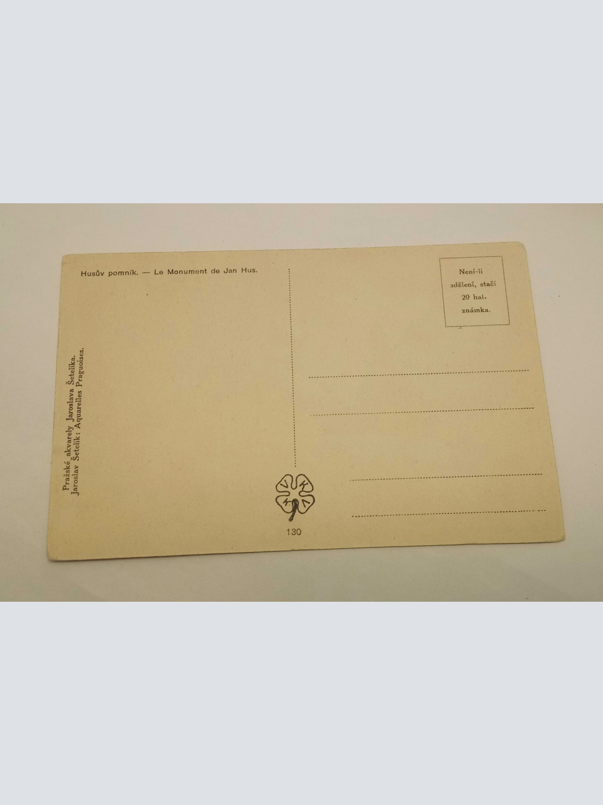 Praha Prag Aquarell Monument Statue Jan Hus 50326