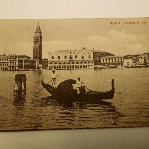 Venezia Venedig Panorama dal mara Gondel Kanal 50324 Shit