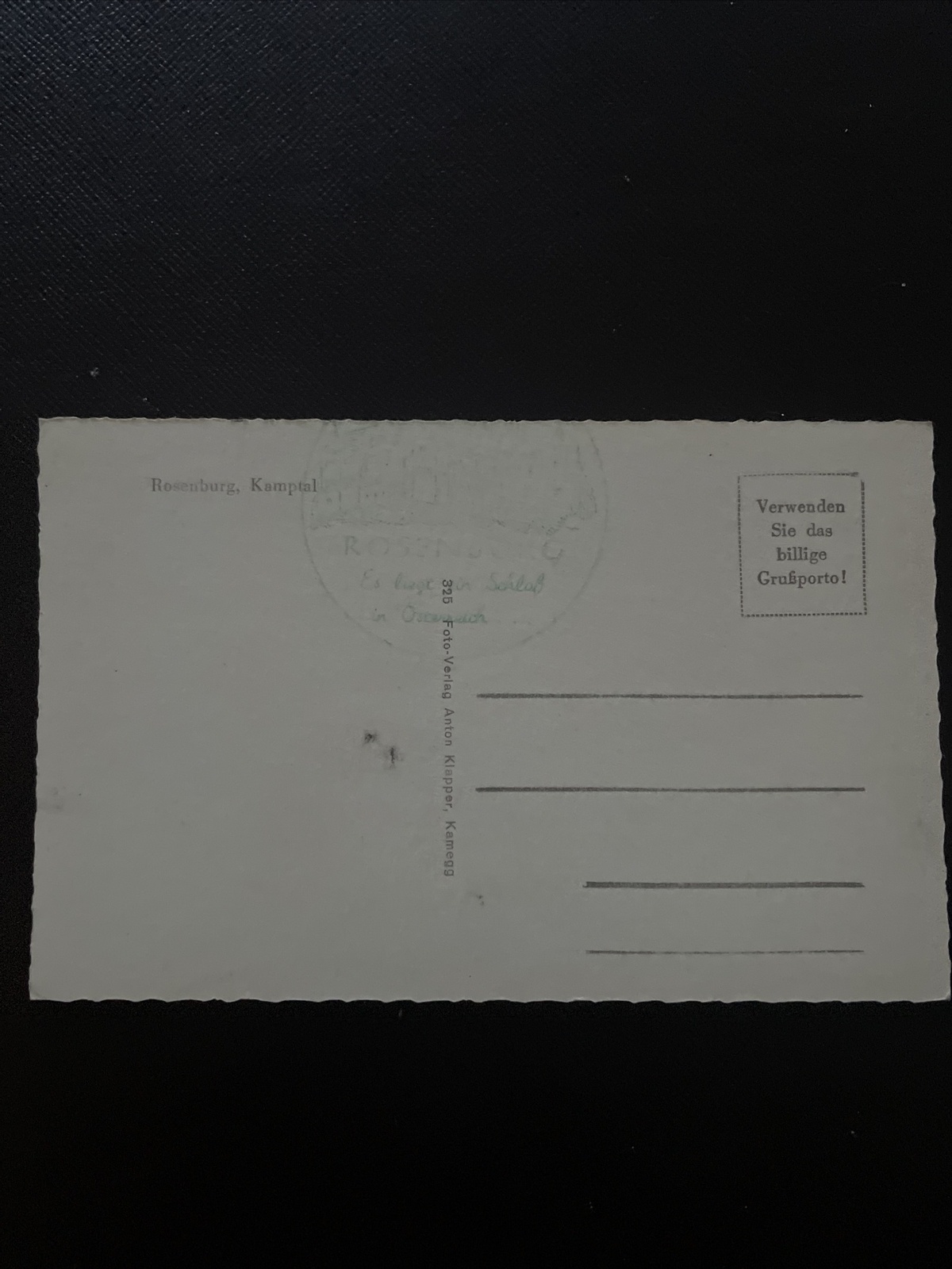 Rosenburg, Kamptal 400701 DN A