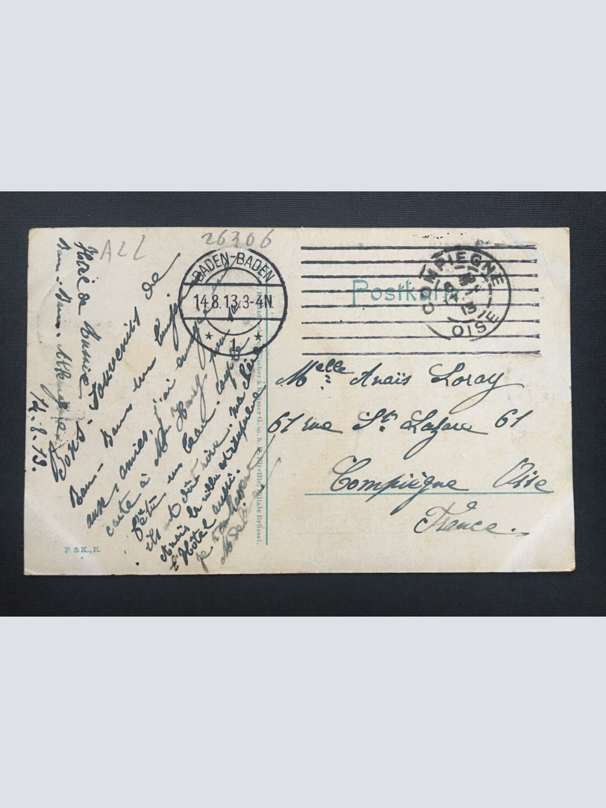 Baden-Baden - Totale vom Friesenberg gesehen - Schwarzwald Deutschland 400409